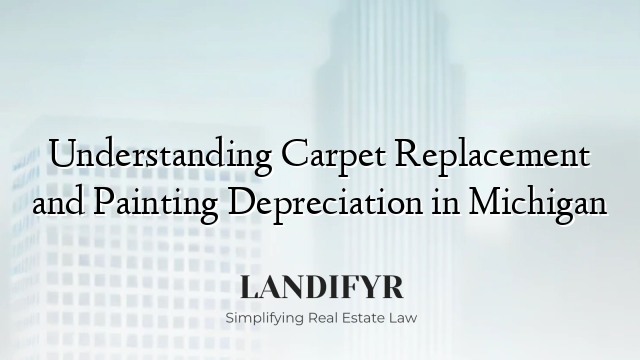 Understanding Carpet Replacement and Painting Depreciation in Michigan