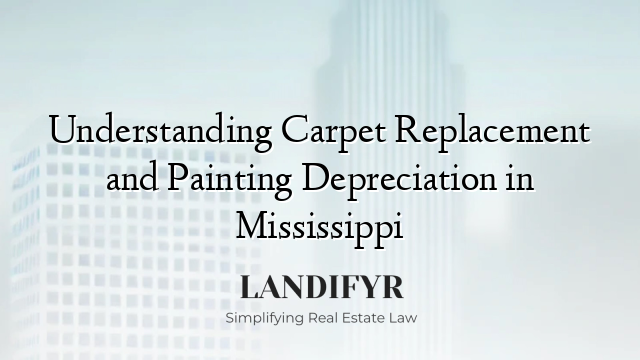 Understanding Carpet Replacement and Painting Depreciation in Mississippi