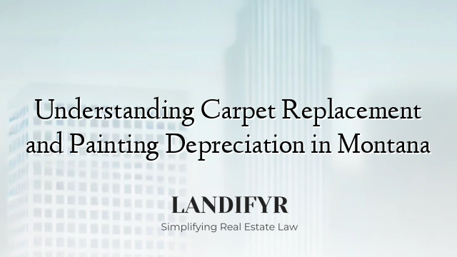 Understanding Carpet Replacement and Painting Depreciation in Montana