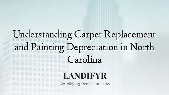Understanding Carpet Replacement and Painting Depreciation in North Carolina