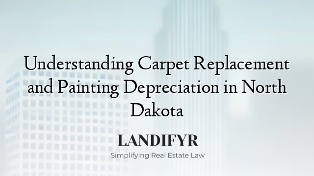 Understanding Carpet Replacement and Painting Depreciation in North Dakota