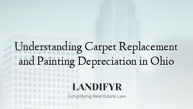 Understanding Carpet Replacement and Painting Depreciation in Ohio