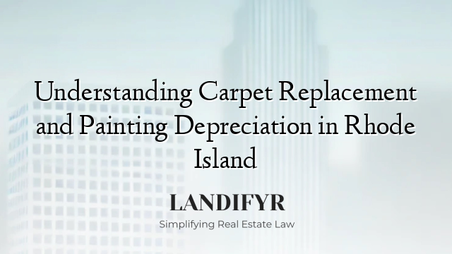 Understanding Carpet Replacement and Painting Depreciation in Rhode Island