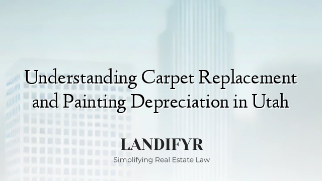 Understanding Carpet Replacement and Painting Depreciation in Utah