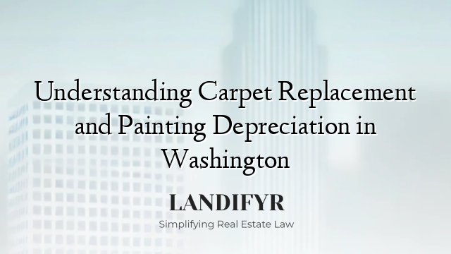 Understanding Carpet Replacement and Painting Depreciation in Washington