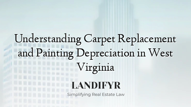 Understanding Carpet Replacement and Painting Depreciation in West Virginia