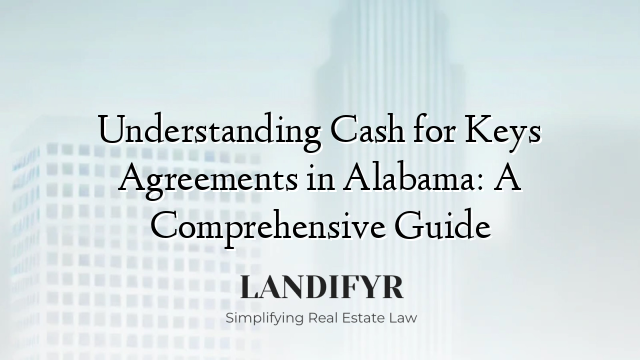 Understanding Cash for Keys Agreements in Alabama: A Comprehensive Guide