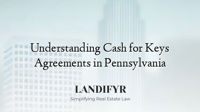 Understanding Cash for Keys Agreements in Pennsylvania