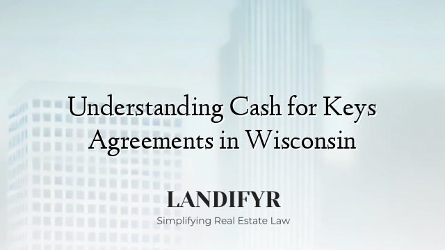 Understanding Cash for Keys Agreements in Wisconsin