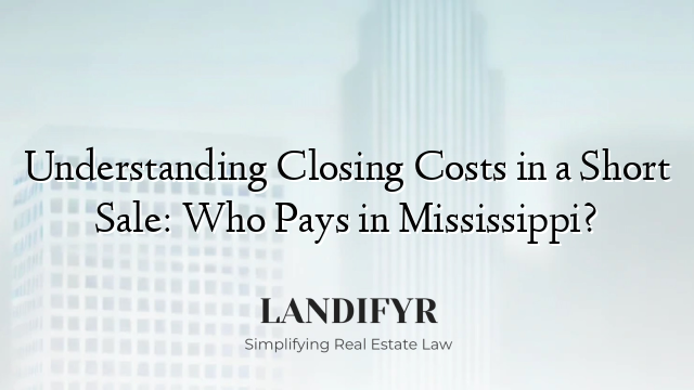 Understanding Closing Costs in a Short Sale: Who Pays in Mississippi?