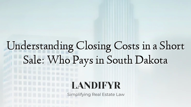 Understanding Closing Costs in a Short Sale: Who Pays in South Dakota