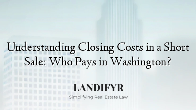 Understanding Closing Costs in a Short Sale: Who Pays in Washington?