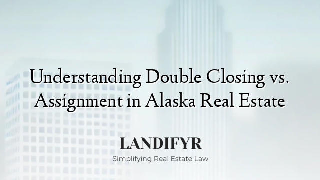 Understanding Double Closing vs. Assignment in Alaska Real Estate