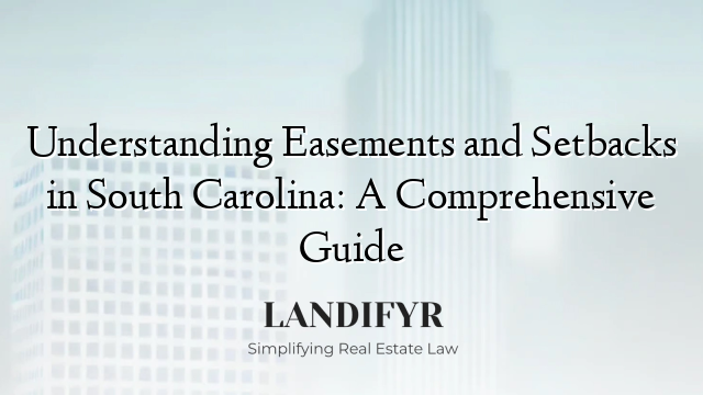 Understanding Easements and Setbacks in South Carolina: A Comprehensive Guide
