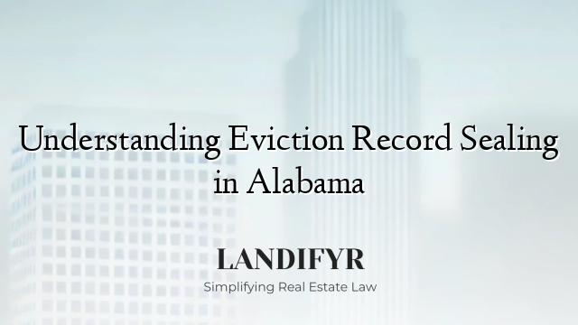 Understanding Eviction Record Sealing in Alabama
