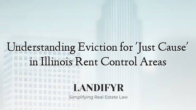 Understanding Eviction for 'Just Cause' in Illinois Rent Control Areas