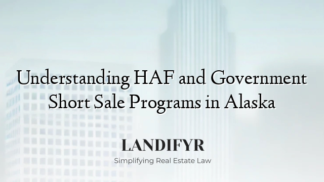 Understanding HAF and Government Short Sale Programs in Alaska