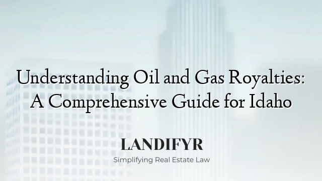 Understanding Oil and Gas Royalties: A Comprehensive Guide for Idaho