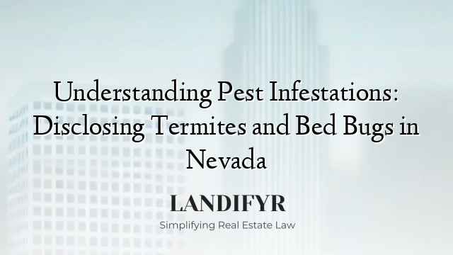 Understanding Pest Infestations: Disclosing Termites and Bed Bugs in Nevada