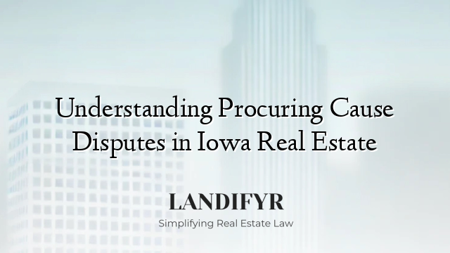Understanding Procuring Cause Disputes in Iowa Real Estate