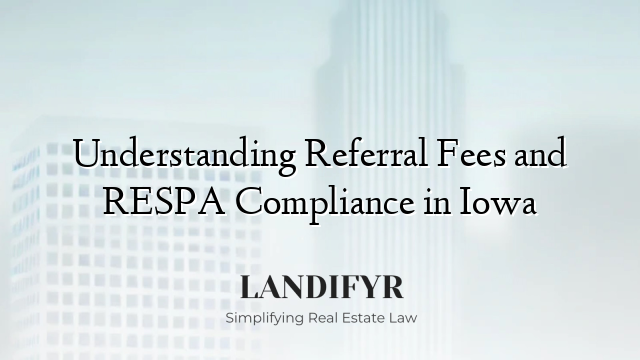 Understanding Referral Fees and RESPA Compliance in Iowa
