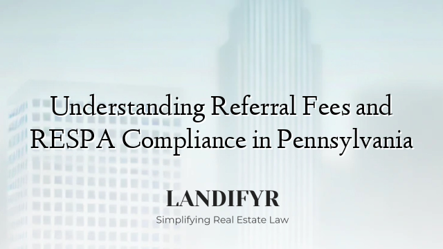 Understanding Referral Fees and RESPA Compliance in Pennsylvania