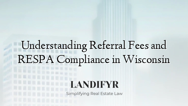 Understanding Referral Fees and RESPA Compliance in Wisconsin