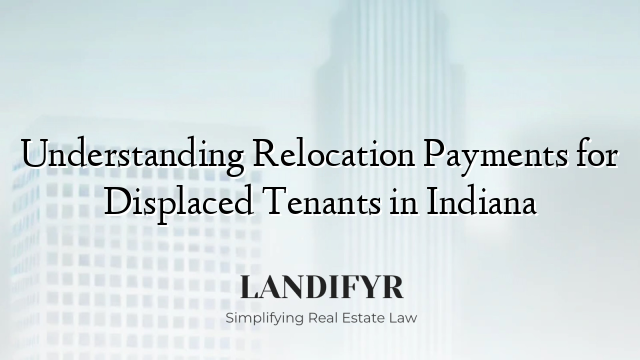 Understanding Relocation Payments for Displaced Tenants in Indiana