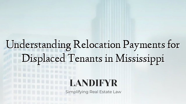 Understanding Relocation Payments for Displaced Tenants in Mississippi