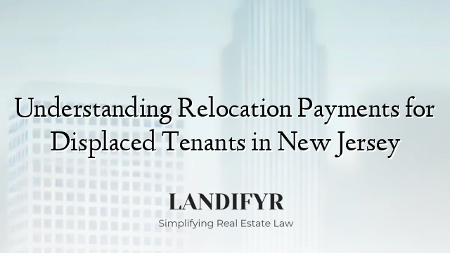 Understanding Relocation Payments for Displaced Tenants in New Jersey