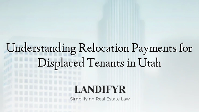 Understanding Relocation Payments for Displaced Tenants in Utah