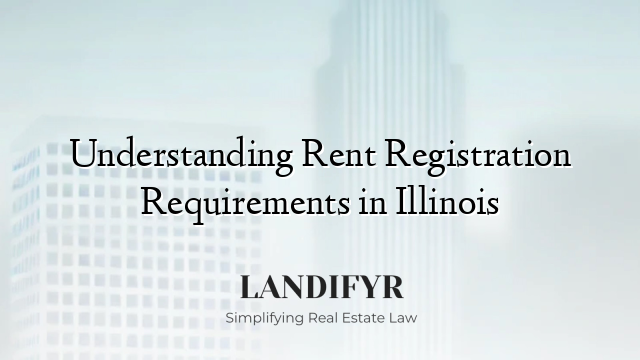 Understanding Rent Registration Requirements in Illinois