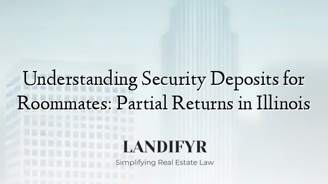 Understanding Security Deposits for Roommates: Partial Returns in Illinois