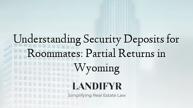 Understanding Security Deposits for Roommates: Partial Returns in Wyoming