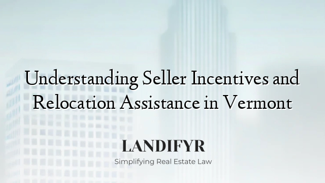 Understanding Seller Incentives and Relocation Assistance in Vermont