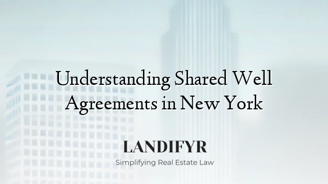 Understanding Shared Well Agreements in New York