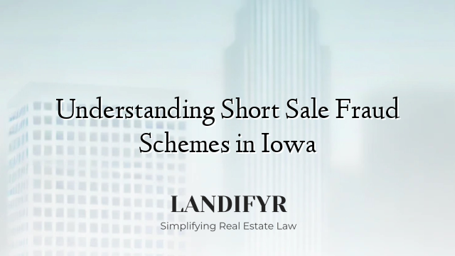 Understanding Short Sale Fraud Schemes in Iowa