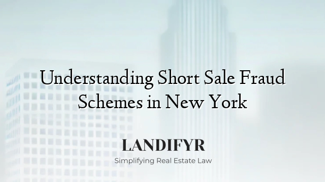 Understanding Short Sale Fraud Schemes in New York