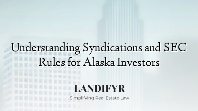 Understanding Syndications and SEC Rules for Alaska Investors