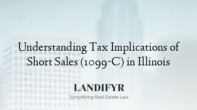 Understanding Tax Implications of Short Sales (1099-C) in Illinois
