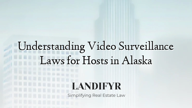 Understanding Video Surveillance Laws for Hosts in Alaska