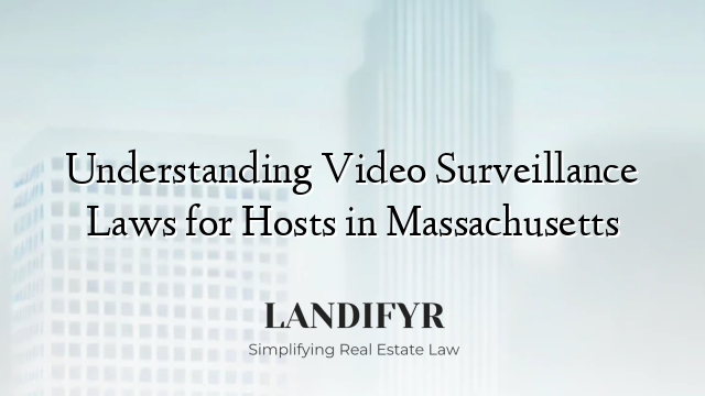 Understanding Video Surveillance Laws for Hosts in Massachusetts