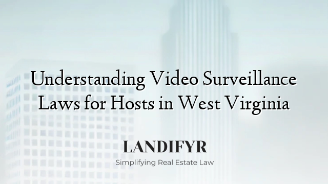 Understanding Video Surveillance Laws for Hosts in West Virginia