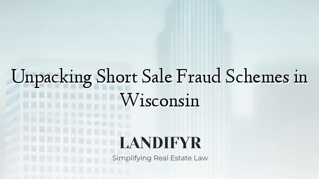 Unpacking Short Sale Fraud Schemes in Wisconsin