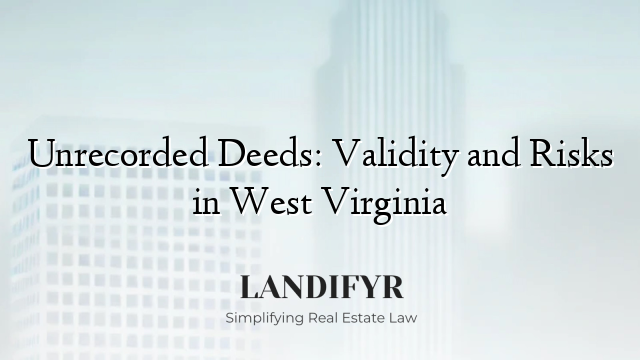 Unrecorded Deeds: Validity and Risks in West Virginia